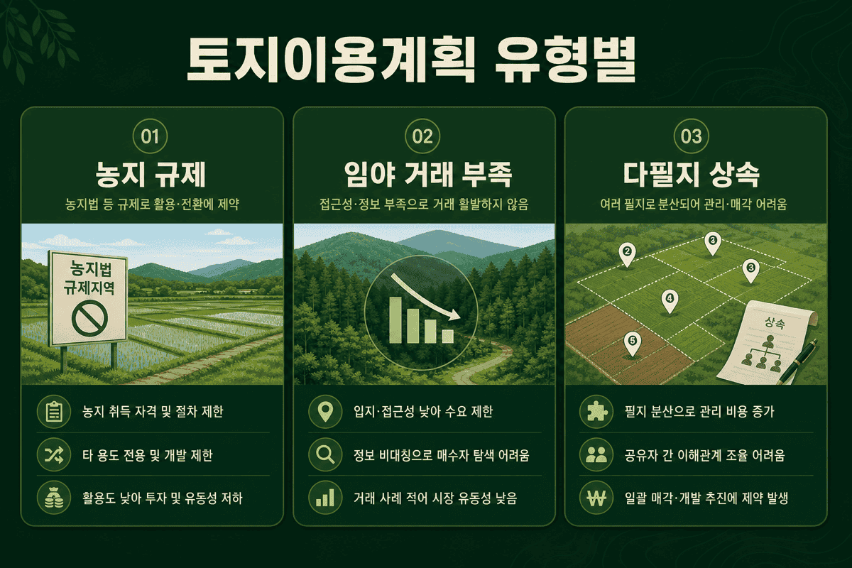 토지이용계획—유형별 확인 포인트