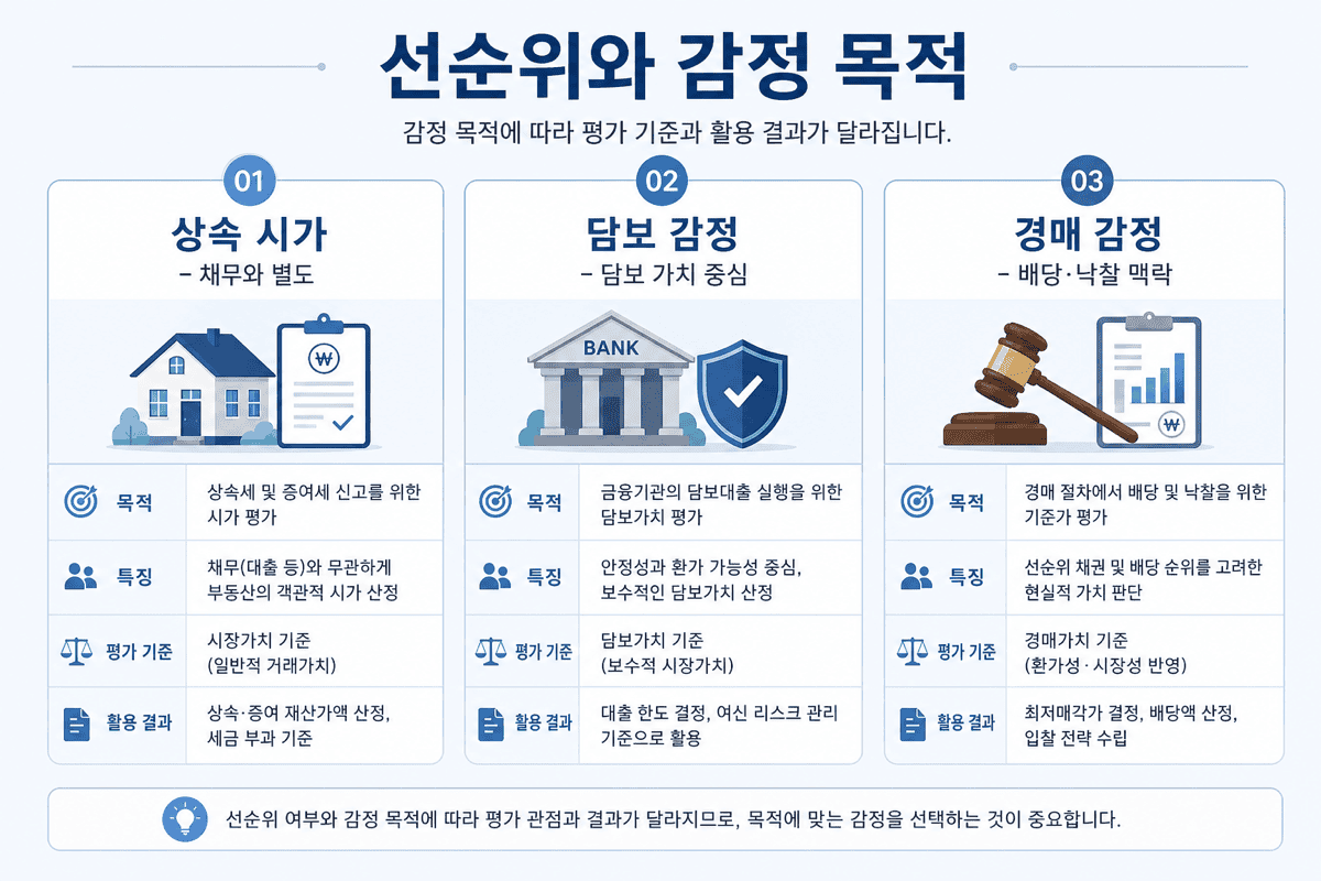 선순위와 감정 목적