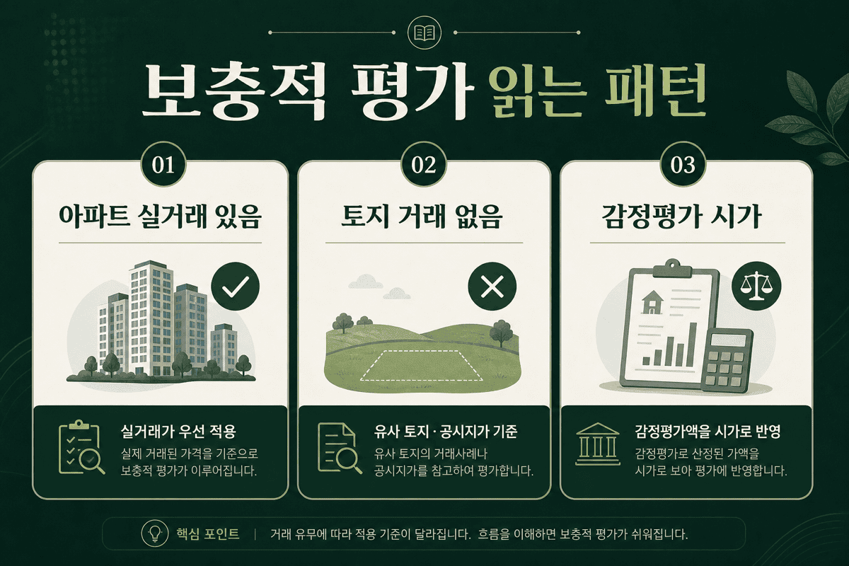 보충적 평가—세 가지 읽는 패턴